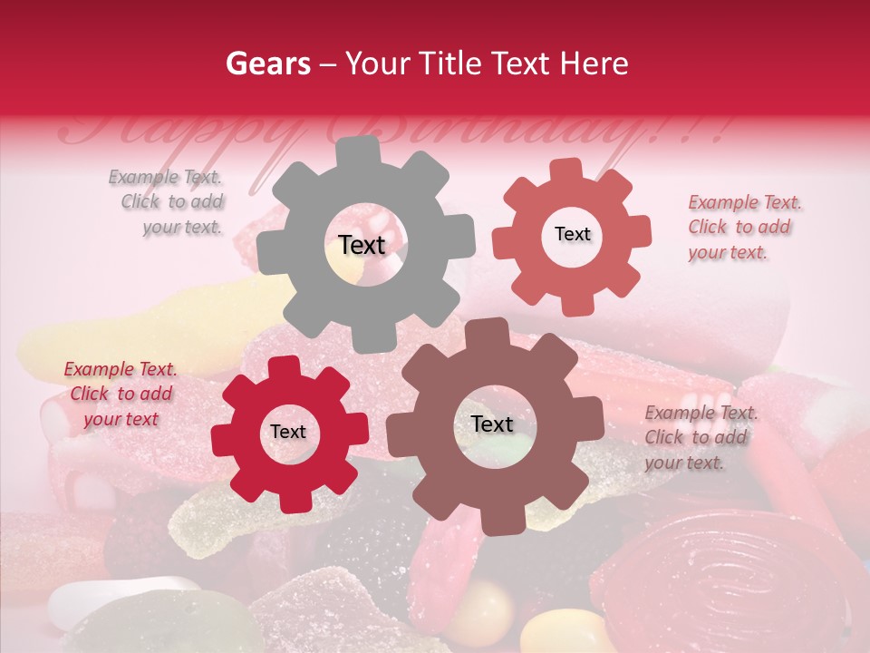 Confection Holiday Wish PowerPoint Template