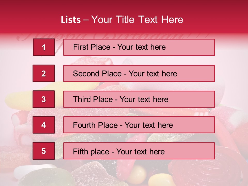 Confection Holiday Wish PowerPoint Template