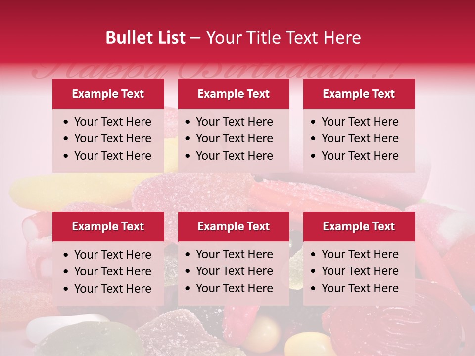 Confection Holiday Wish PowerPoint Template