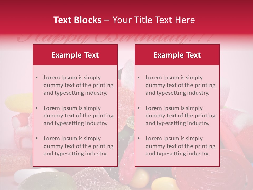Confection Holiday Wish PowerPoint Template