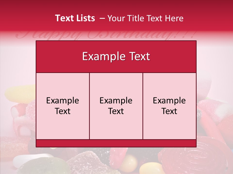 Confection Holiday Wish PowerPoint Template
