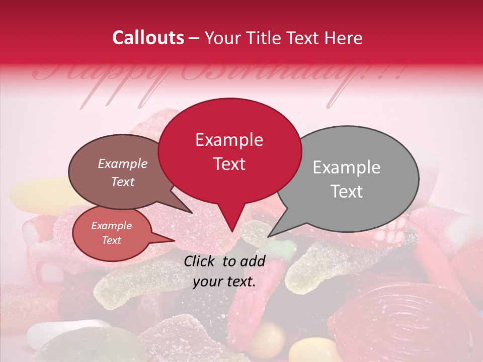 Confection Holiday Wish PowerPoint Template