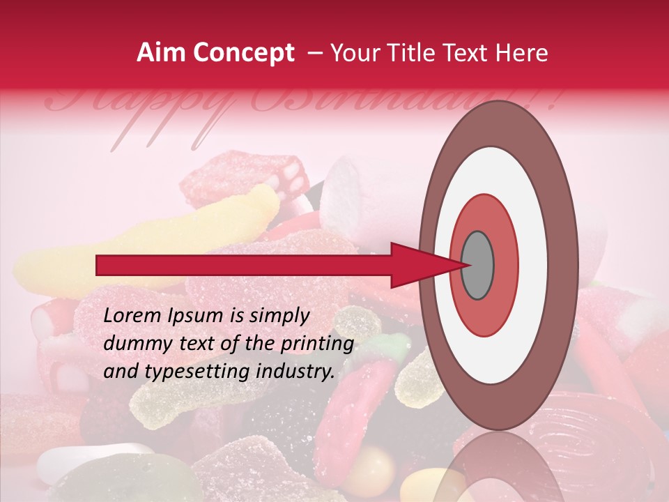 Confection Holiday Wish PowerPoint Template