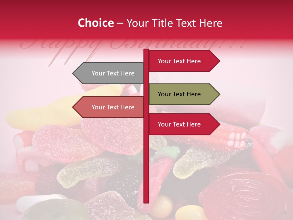 Confection Holiday Wish PowerPoint Template