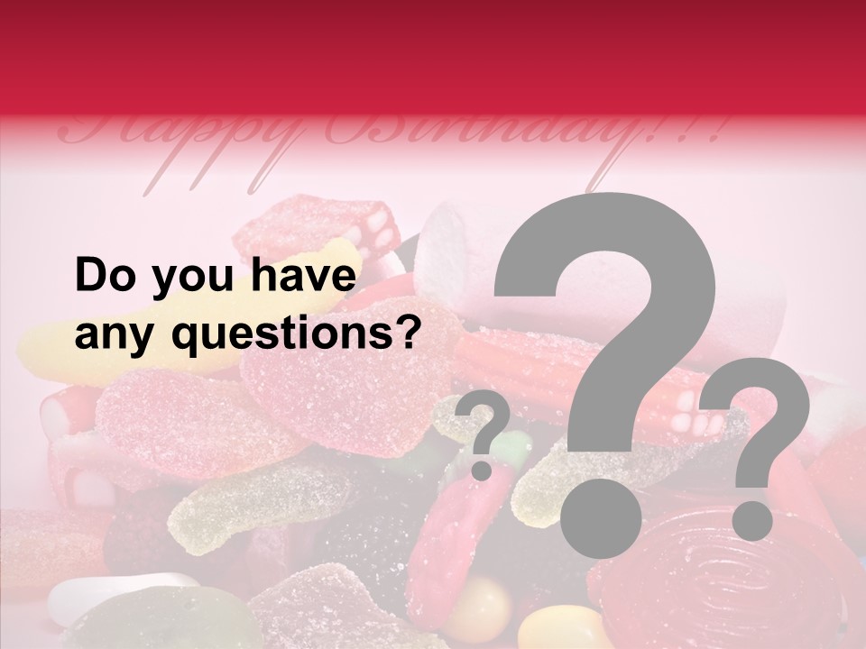 Confection Holiday Wish PowerPoint Template