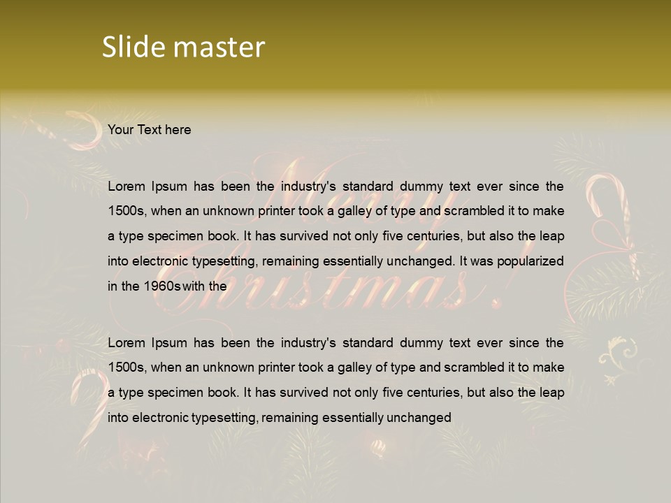 Sign Illustration Design PowerPoint Template