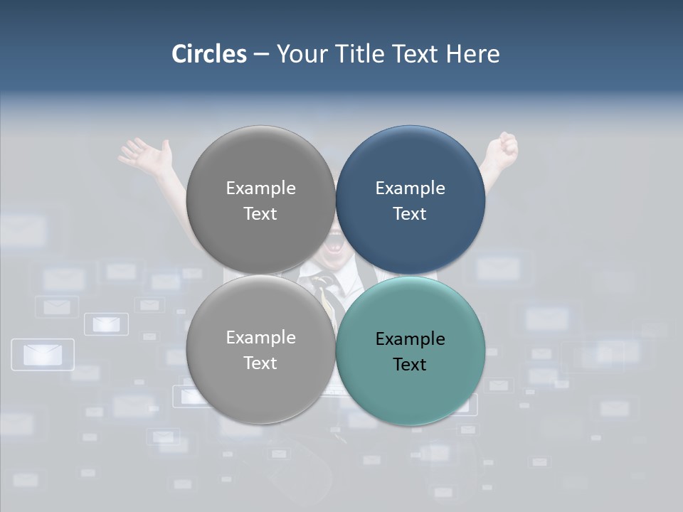 Business Screen Contact PowerPoint Template