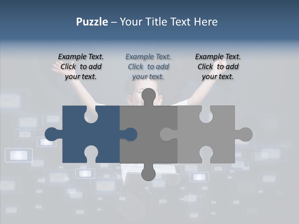 Business Screen Contact PowerPoint Template