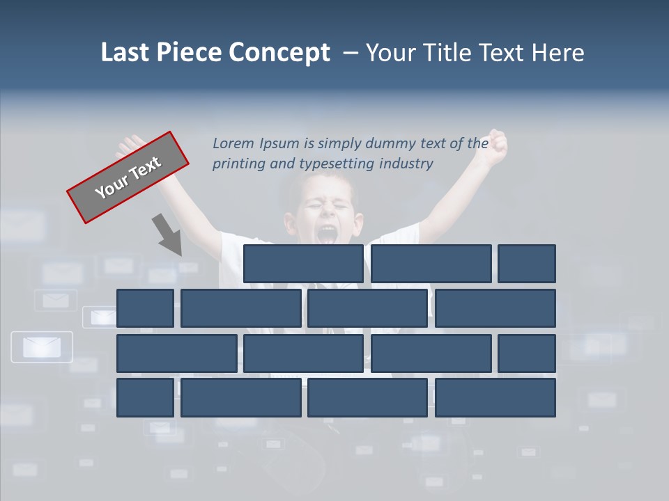Business Screen Contact PowerPoint Template