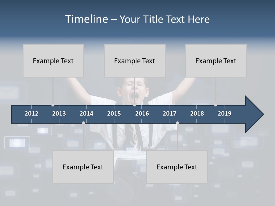Business Screen Contact PowerPoint Template