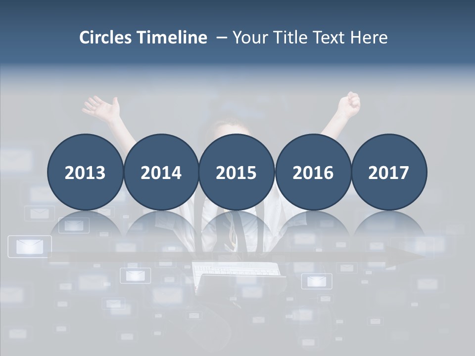 Business Screen Contact PowerPoint Template
