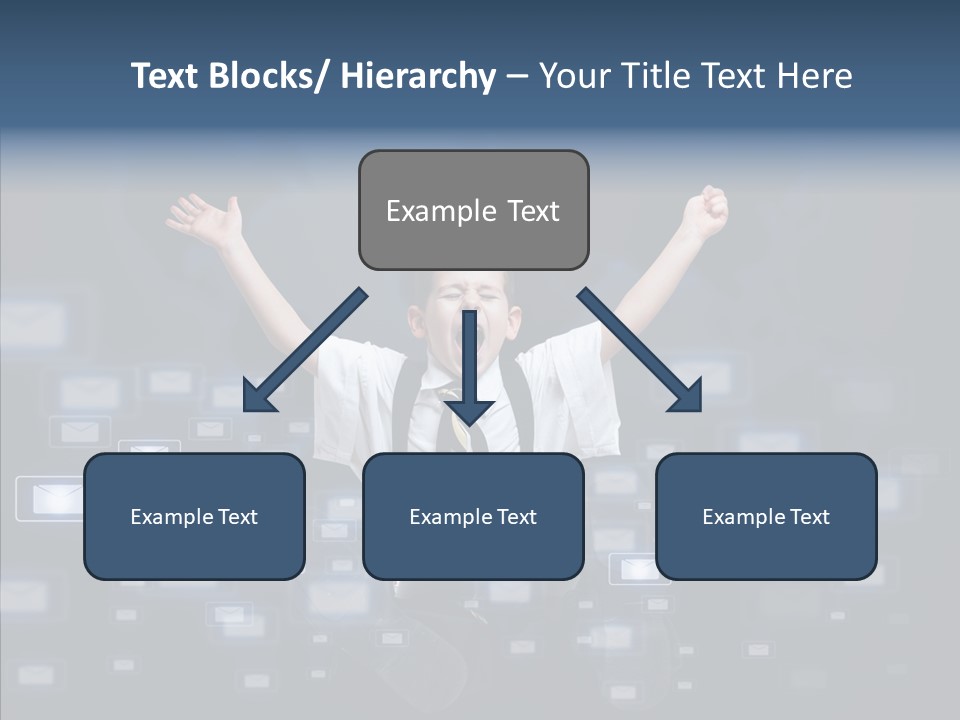 Business Screen Contact PowerPoint Template