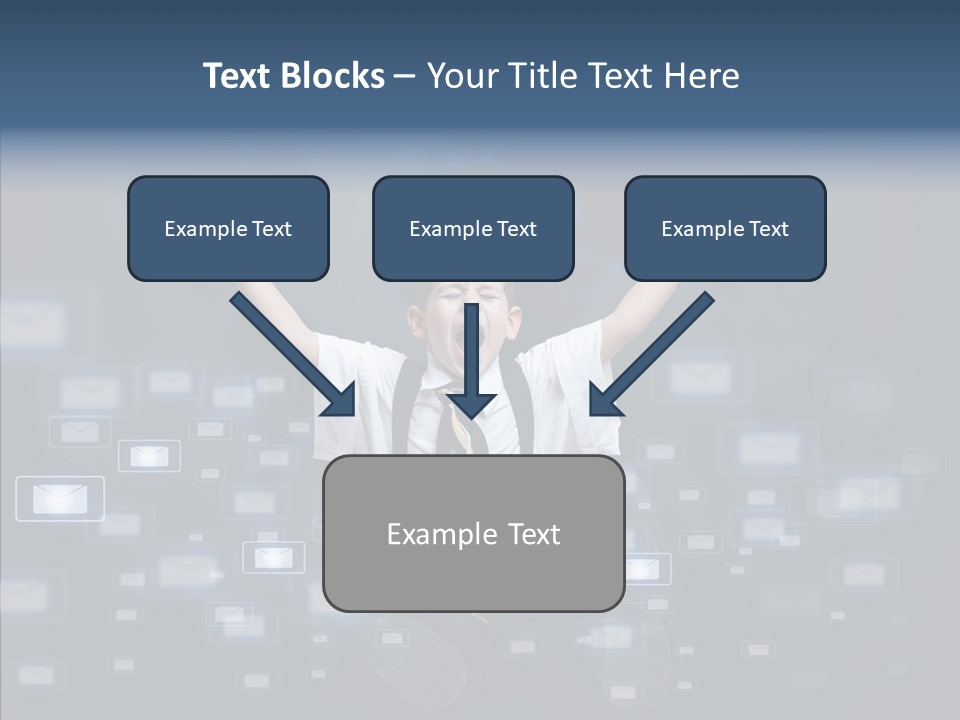 Business Screen Contact PowerPoint Template