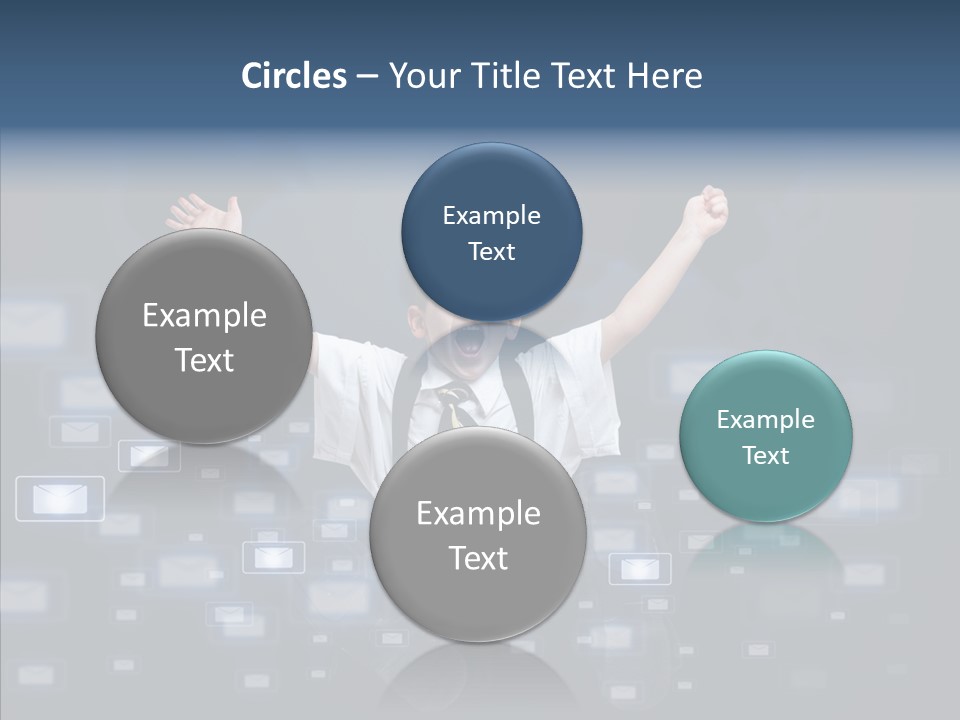 Business Screen Contact PowerPoint Template