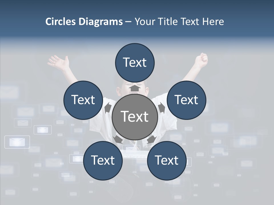Business Screen Contact PowerPoint Template