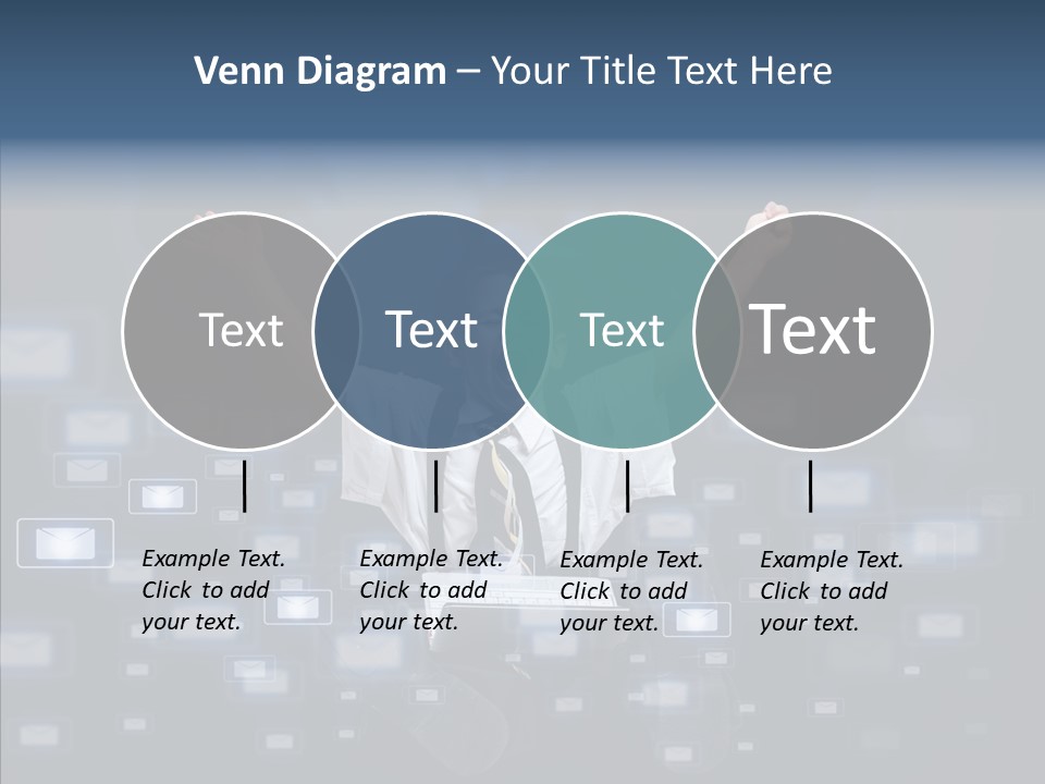 Business Screen Contact PowerPoint Template