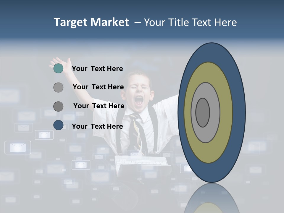 Business Screen Contact PowerPoint Template