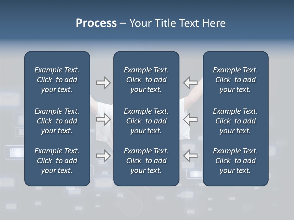 Business Screen Contact PowerPoint Template