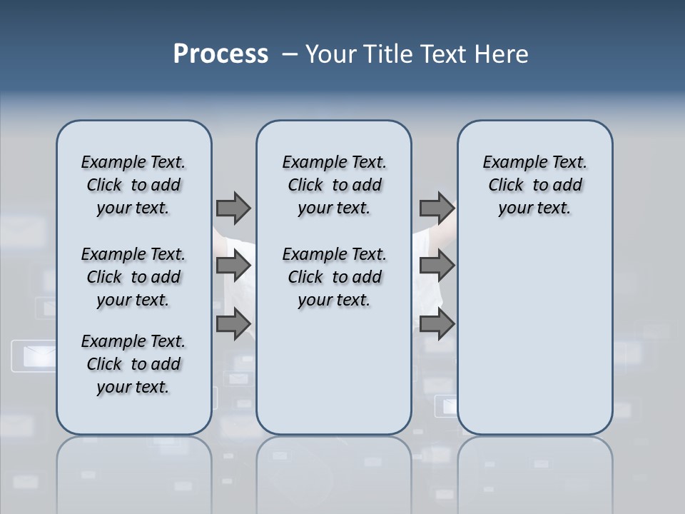 Business Screen Contact PowerPoint Template