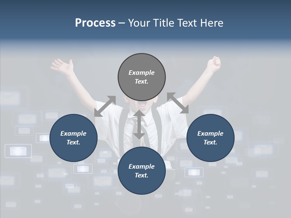 Business Screen Contact PowerPoint Template