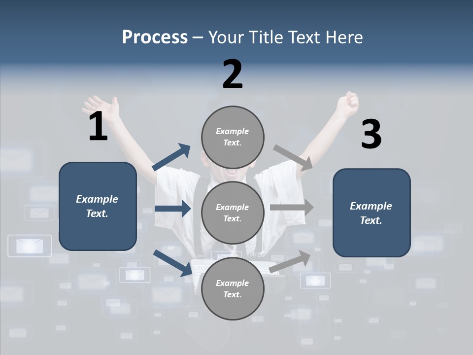 Business Screen Contact PowerPoint Template