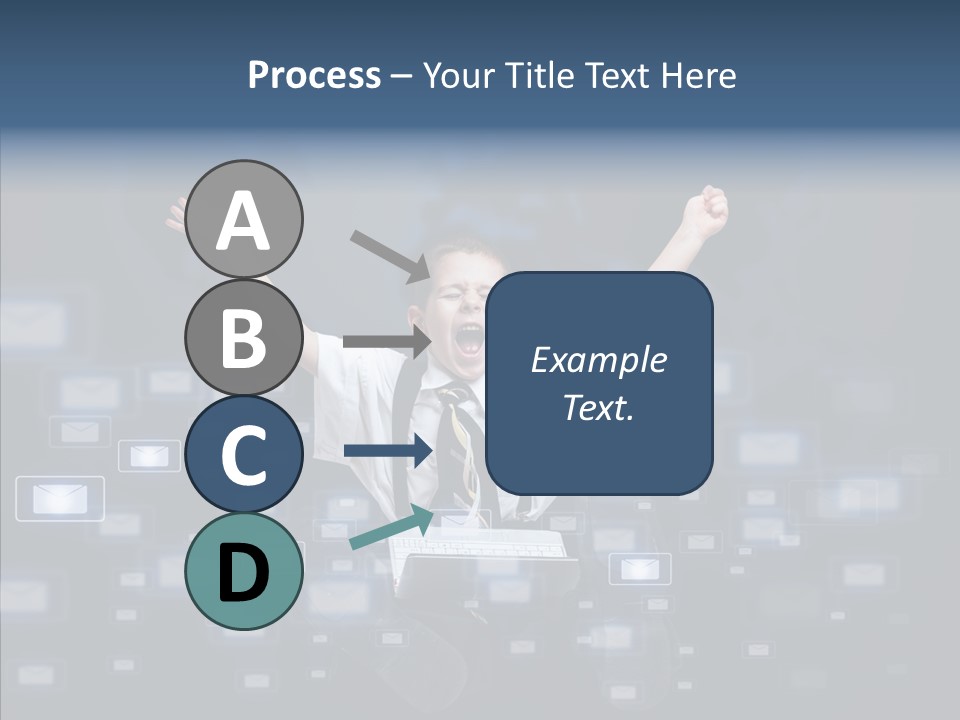 Business Screen Contact PowerPoint Template