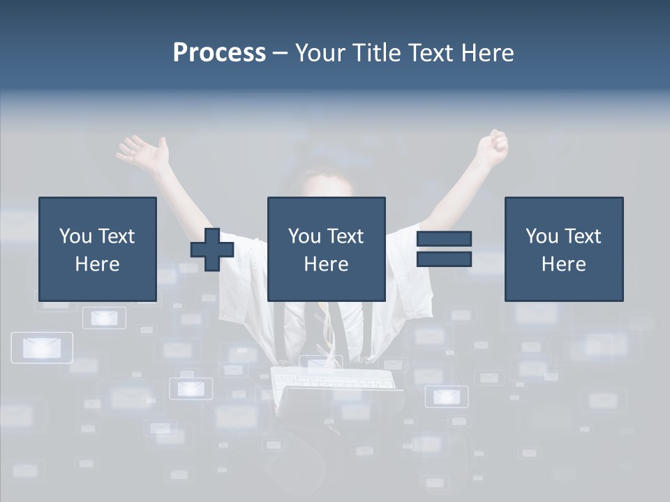 Business Screen Contact PowerPoint Template