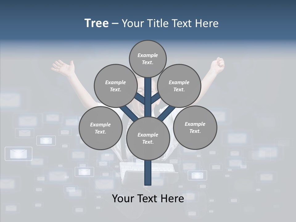 Business Screen Contact PowerPoint Template