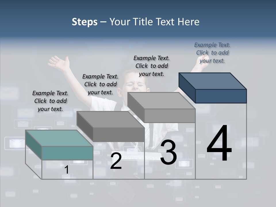 Business Screen Contact PowerPoint Template