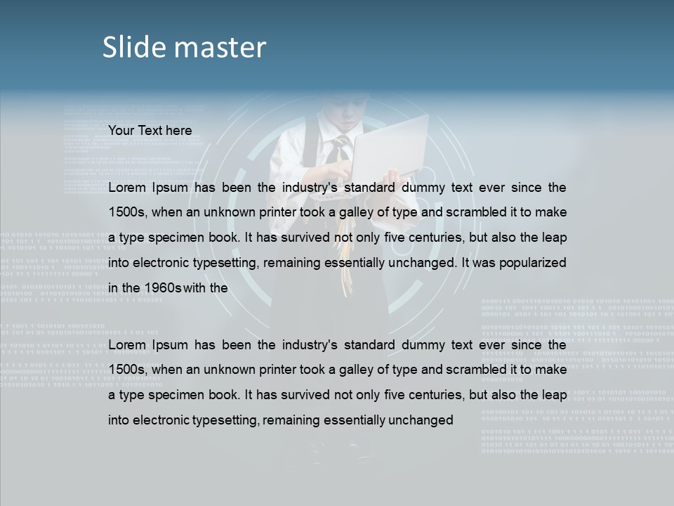 Abstract Select Display PowerPoint Template