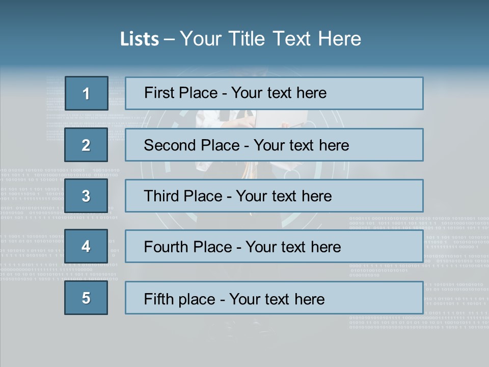Abstract Select Display PowerPoint Template