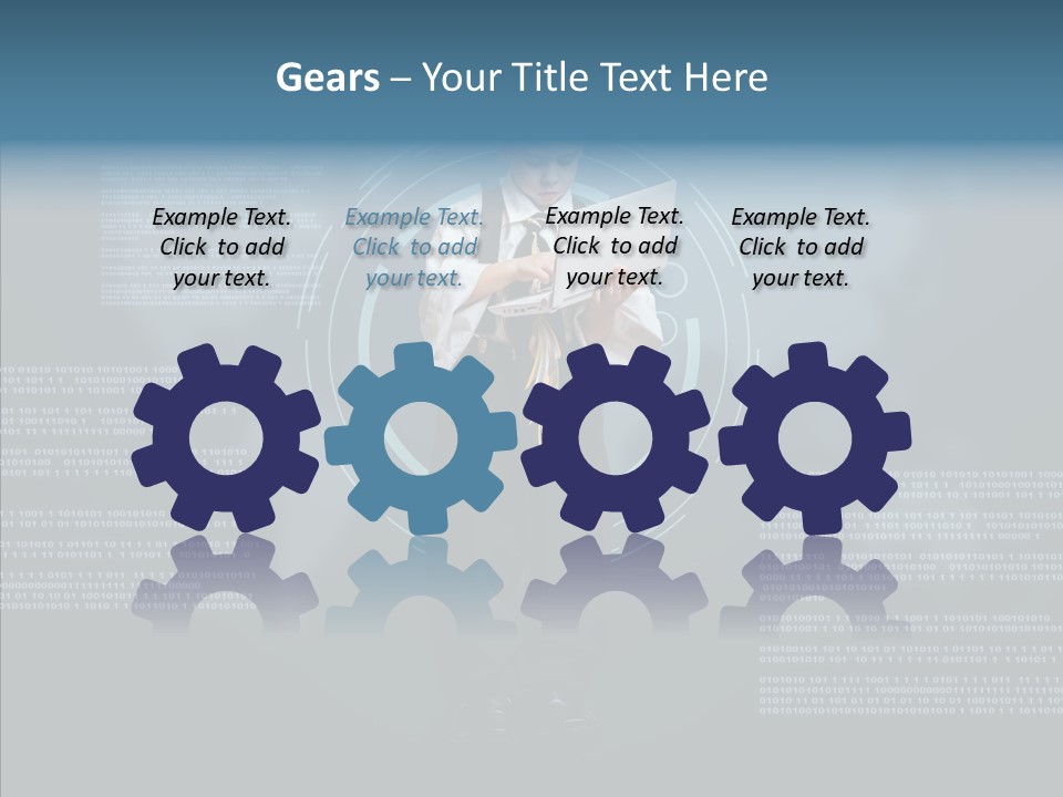 Abstract Select Display PowerPoint Template