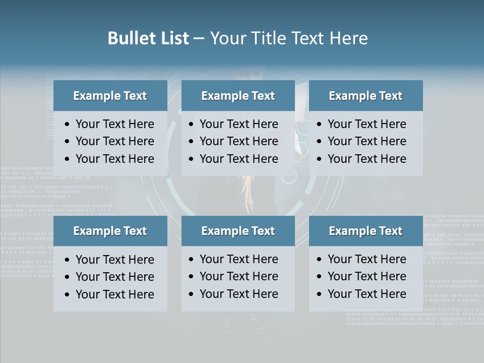 Abstract Select Display PowerPoint Template