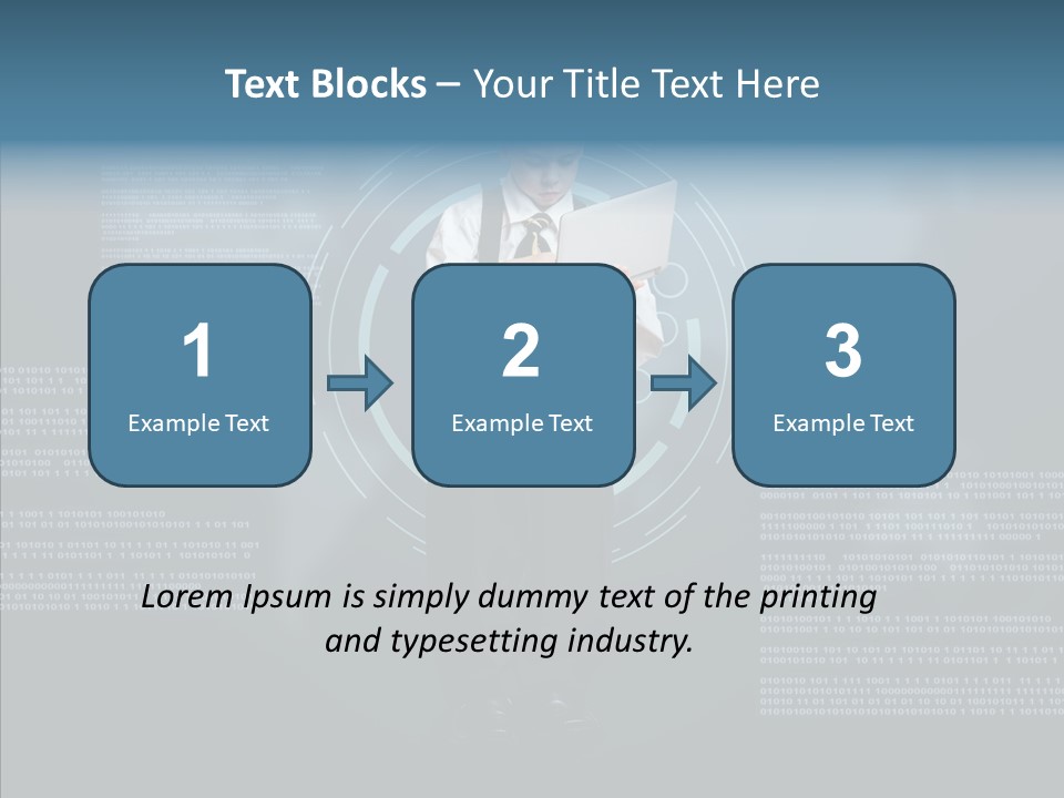 Abstract Select Display PowerPoint Template