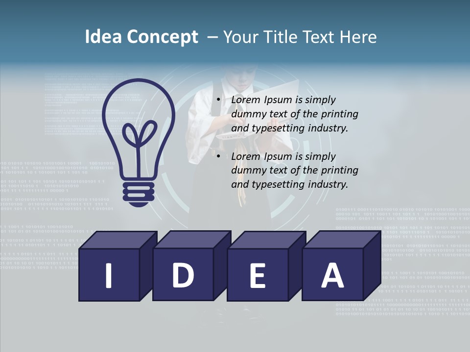 Abstract Select Display PowerPoint Template