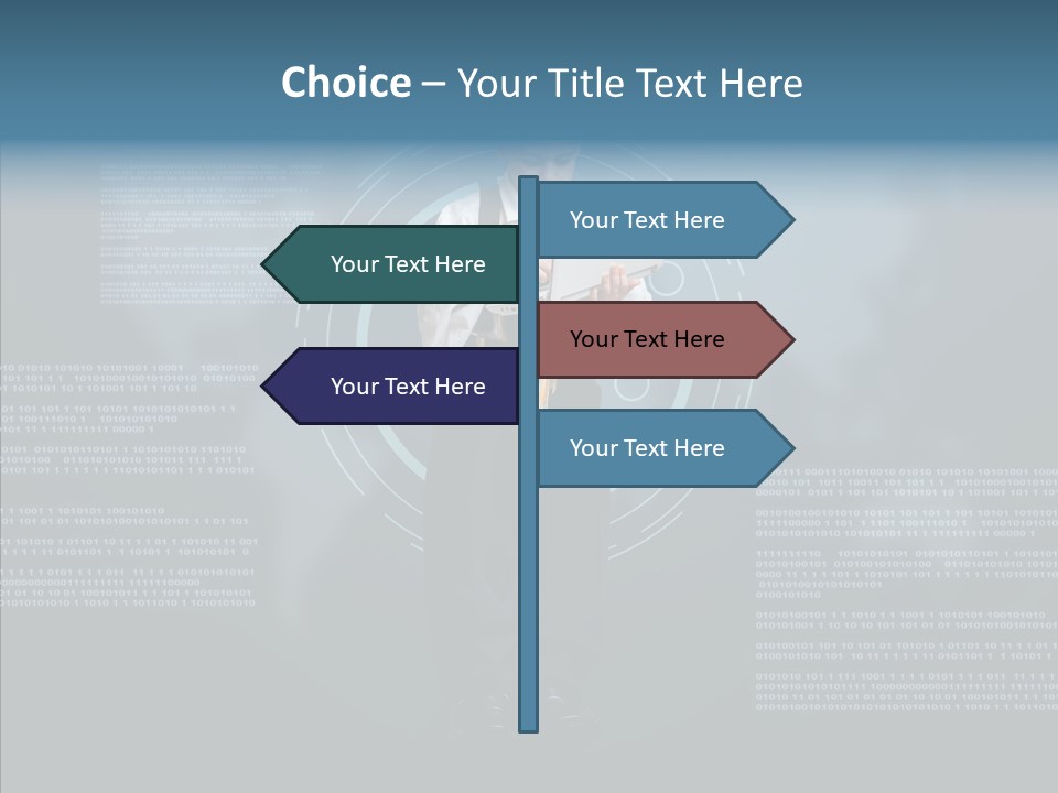 Abstract Select Display PowerPoint Template