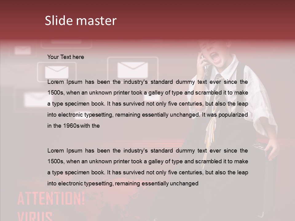 Student Kid Business PowerPoint Template