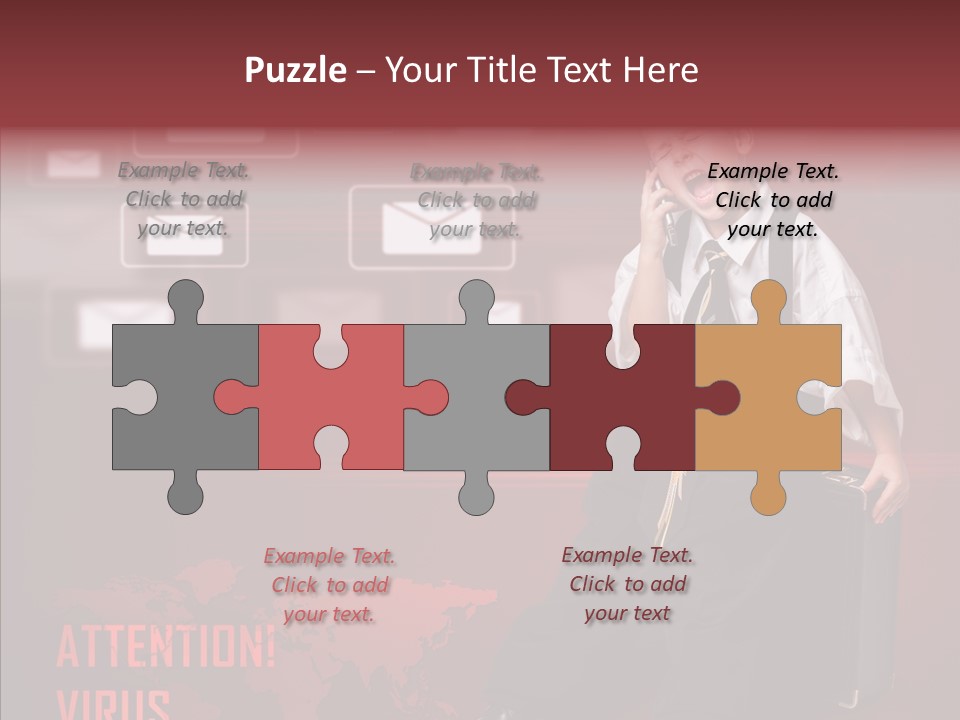 Student Kid Business PowerPoint Template