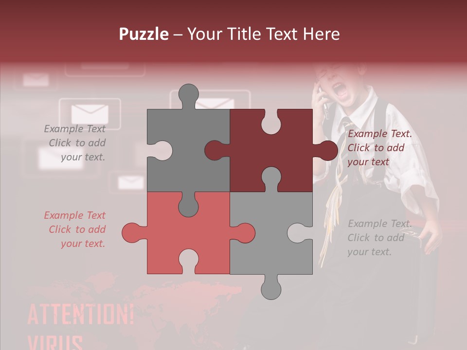 Student Kid Business PowerPoint Template