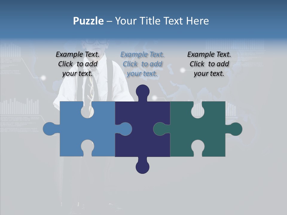 Coworking Briefcase Eyeglasses PowerPoint Template