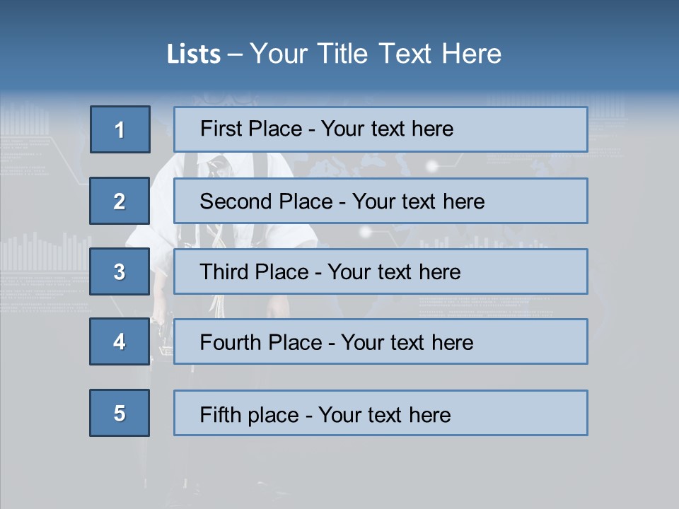 Coworking Briefcase Eyeglasses PowerPoint Template