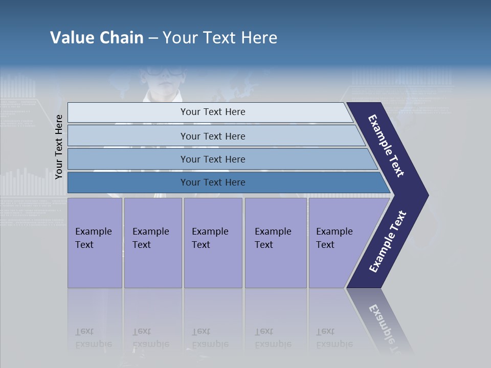 Coworking Briefcase Eyeglasses PowerPoint Template