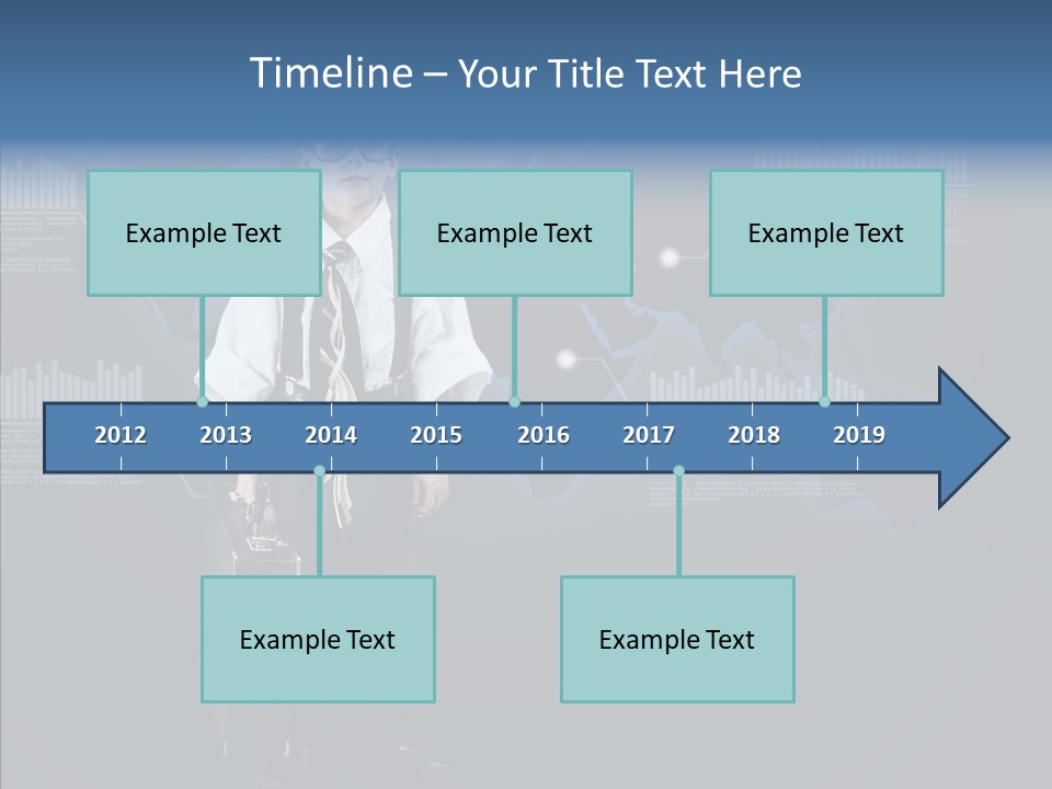 Coworking Briefcase Eyeglasses PowerPoint Template