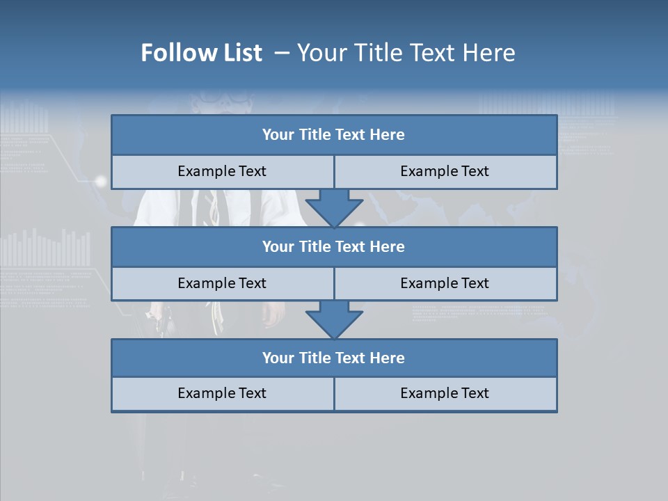 Coworking Briefcase Eyeglasses PowerPoint Template