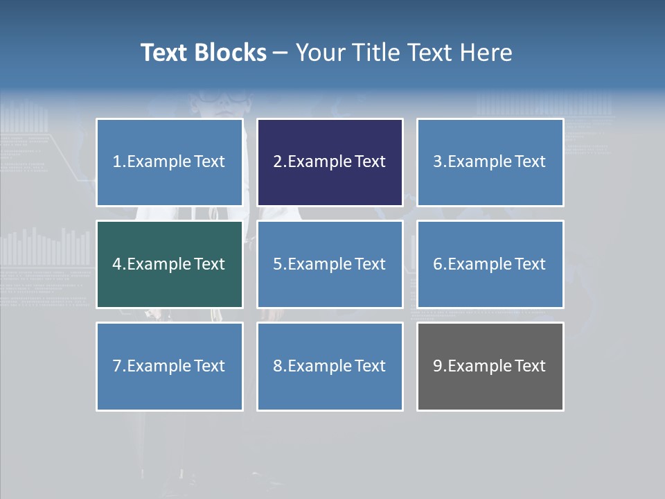 Coworking Briefcase Eyeglasses PowerPoint Template
