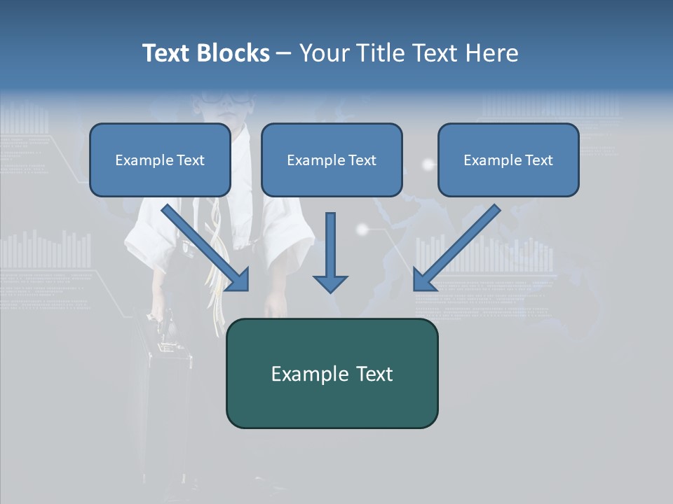 Coworking Briefcase Eyeglasses PowerPoint Template