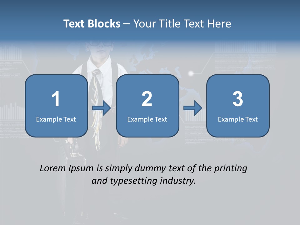 Coworking Briefcase Eyeglasses PowerPoint Template