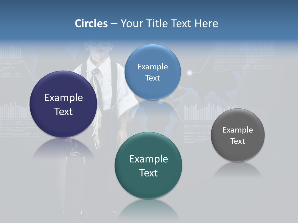 Coworking Briefcase Eyeglasses PowerPoint Template