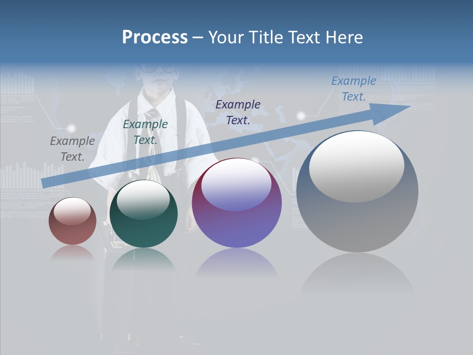 Coworking Briefcase Eyeglasses PowerPoint Template