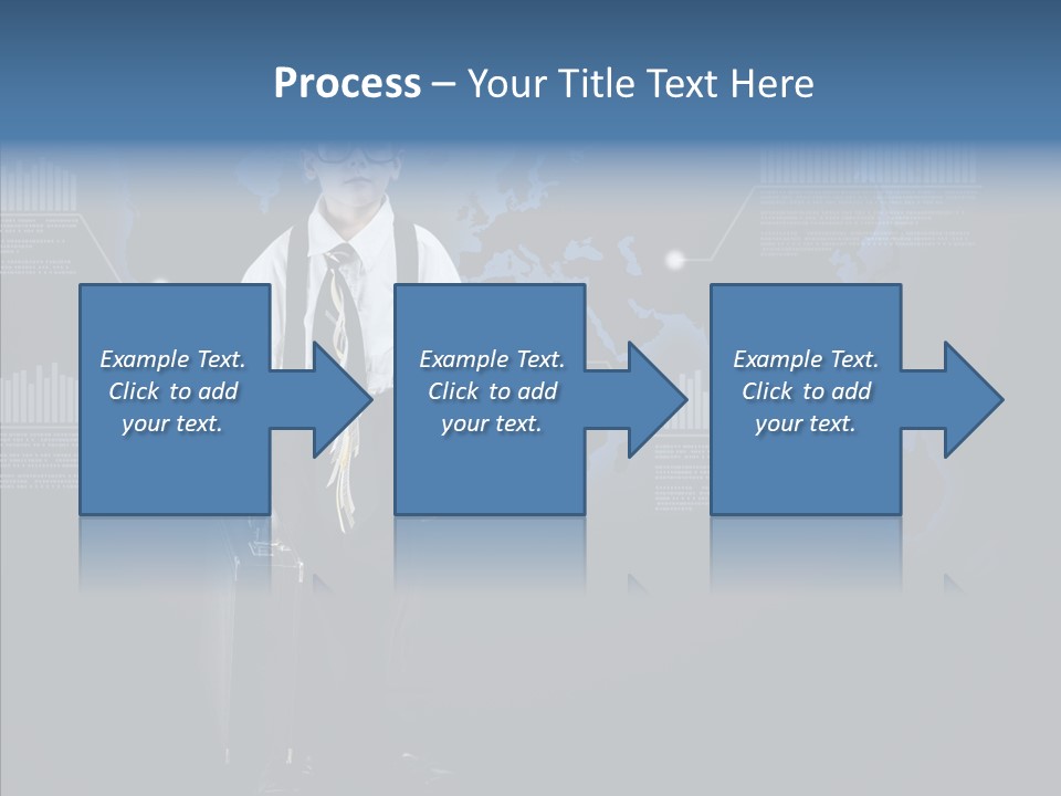 Coworking Briefcase Eyeglasses PowerPoint Template